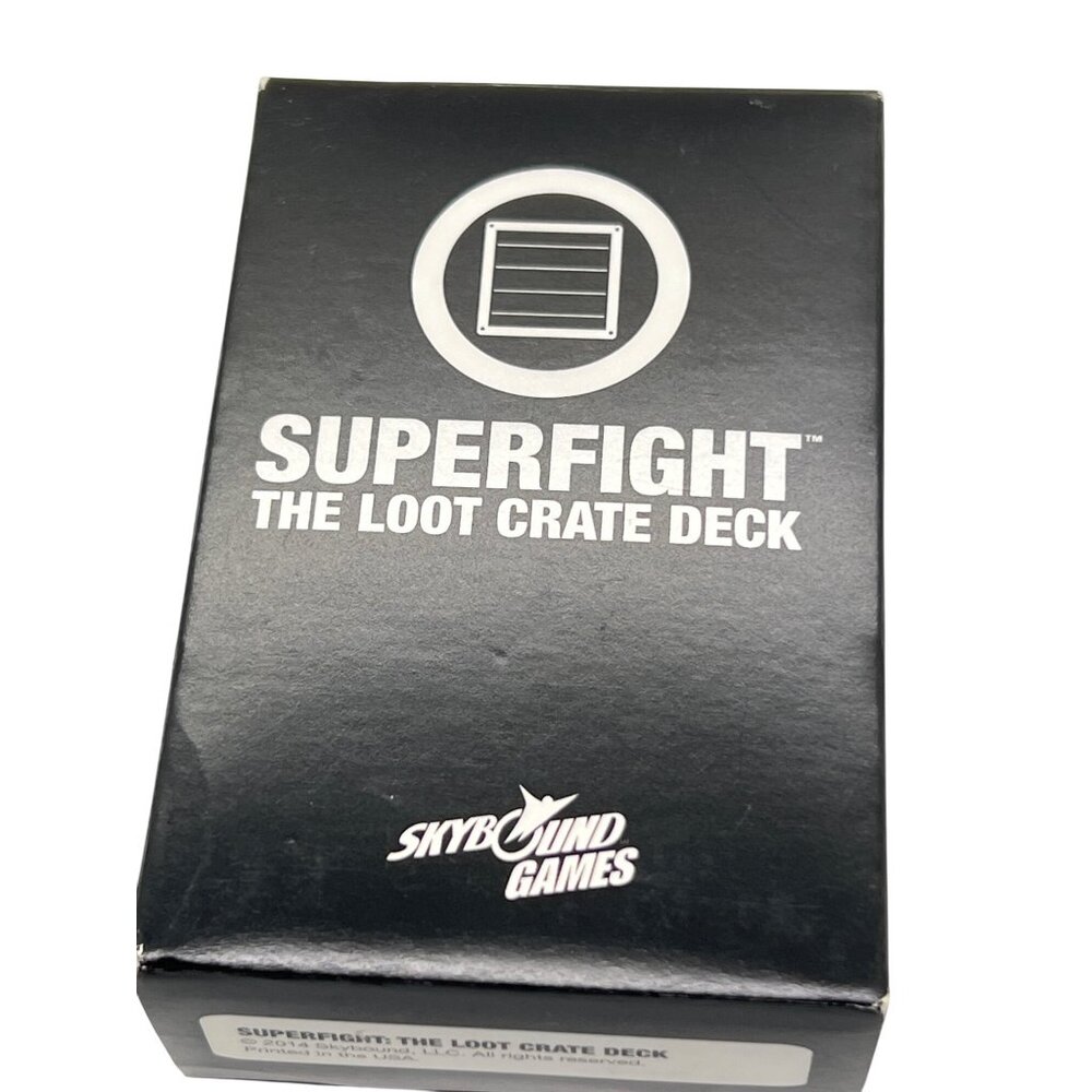 Superfight The Loot Crate Deck Card Game Skybound Games New in Box